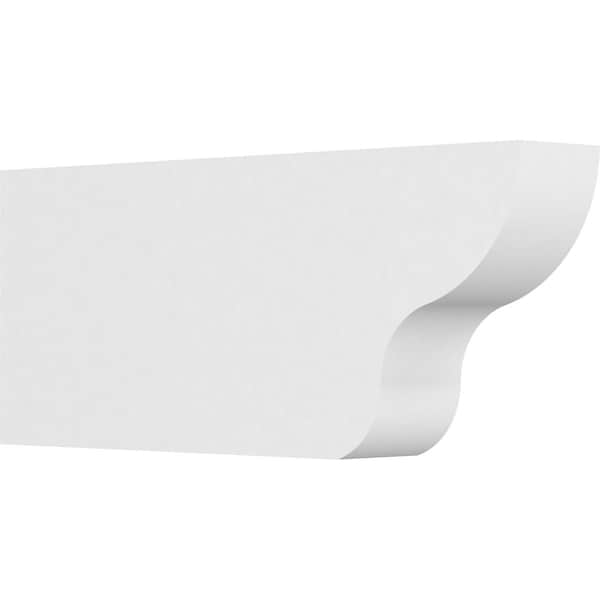 Ekena Millwork Standard Greensboro Architectural Grade PVC Rafter Tail, 4"W X 10"H X 24"L RFTP04X10X24GRN - main